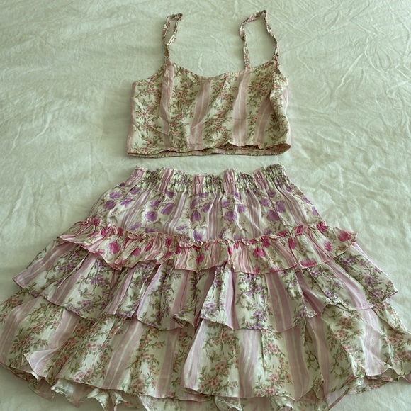 Love shack fancy Corbett Set. New with tags. XS. - Picture 7 of 9